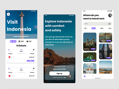 Travel App portfolio portfolio travel app travel app travel design travel indonesia travel world ui design