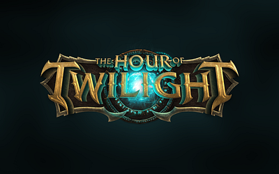 The Hour of Twilight design fantasy game logo graphic design logo rpg title design