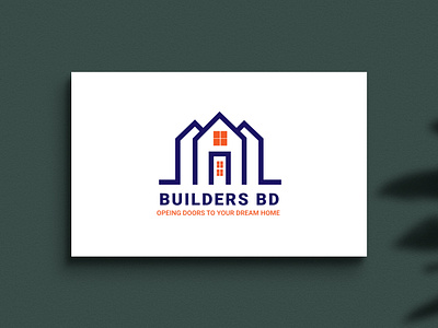REAL ESTATE-BUILDERS BD LOGO DESIGN branding branding logo builders bd logo corporate creative design logo professional real estate
