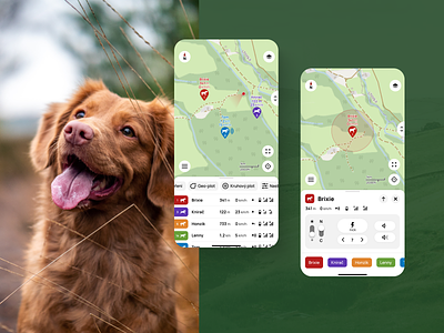 DogTrace — iOS & Android mobile app android app app design apple design dog dogs dogtrace google ios mobile mobile app phone ui ux design