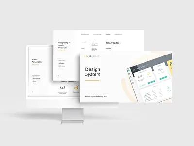 Design System for a SaaS B2B startup amber engine b2b brand guidelines branding design system ecommerce figma graphic design interface design product design style guide ui ui design ui kit uiux user experience user interface uxui web design website