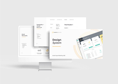Design System for a SaaS B2B startup amber engine b2b brand guidelines branding design system ecommerce figma graphic design interface design product design style guide ui ui design ui kit uiux user experience user interface uxui web design website