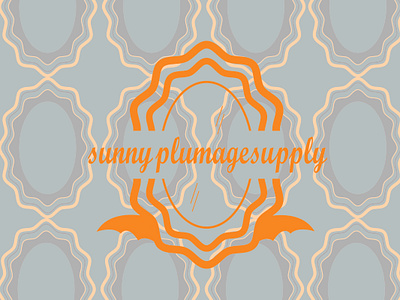 SUNNY PLUMAGE SUPPLY branding design graphic design illustration logo vector