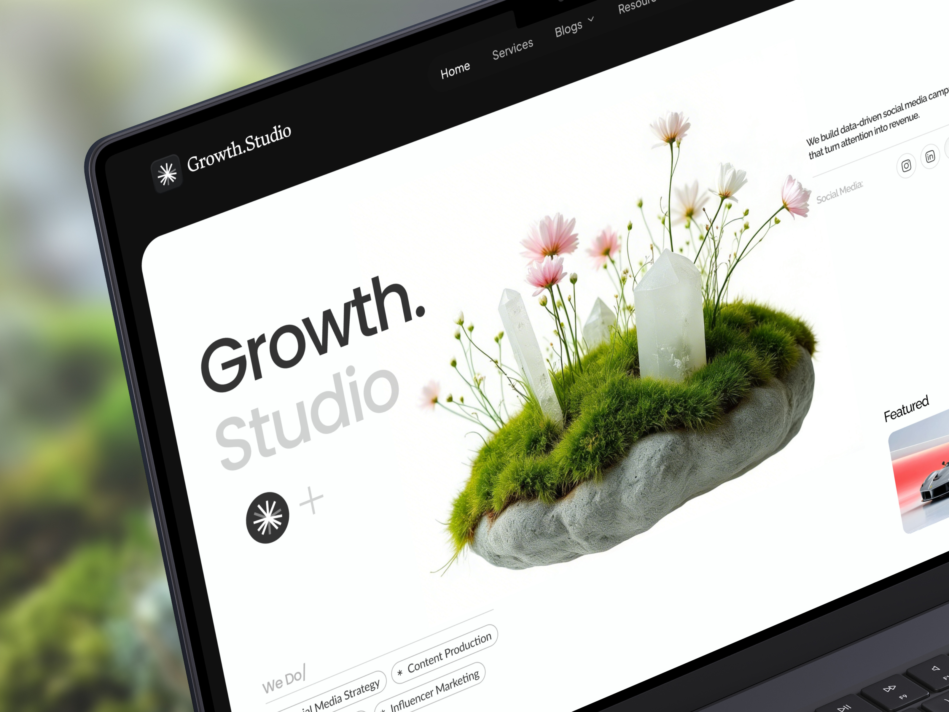 Landing Page Design for a Digital Marketing Agency advertising agency landing page design digital agency digital marketing digital marketing website interface landing page landing page ui marketing agency marketing website product seo agency service startup ui ui ux design ux web website