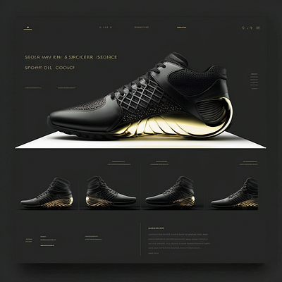 Galaxy Shoes UI: Landing Page Concept