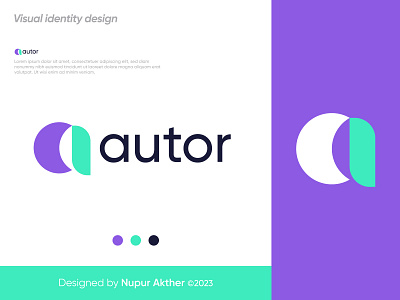 Autor logo design a logo brand identity brand mark branding letter a letter logo logo logo design logos modern logo popular logo visual identity