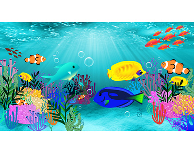 Under the sea illustration