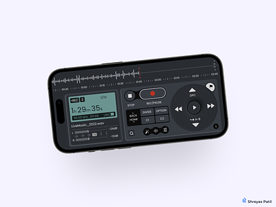 Voice recorder - BuiLD 08 dailyui design designdrug mobile neumorphism ui