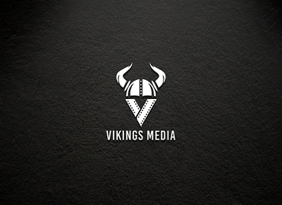 VIKINGS MEDIA 3d branding corporate brand identity design graphic design illustration logo logo design mockup ui ux vector