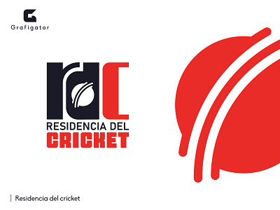 Residencia del cricket logo design bold logo branding business logo creative design creative logo cricket logo design flat design icon design illustration lettermark logo logo minimal logo sports logo trendy logo website logo wordmark logo