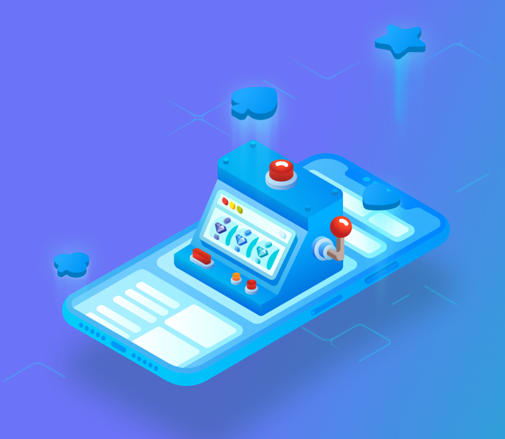 illustration for games 💙 3d art blue cg design digital draw game illustration isometric paint product purple ui uiux web design