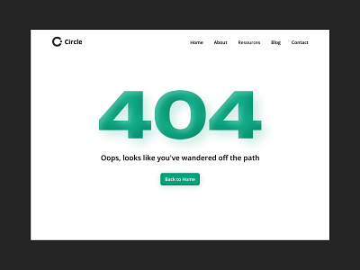 404 page design 404 page 404 page design clean landing webdesign