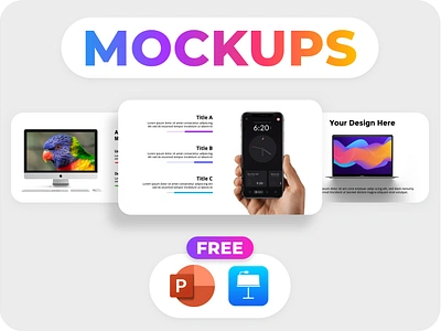 500 Free Mockups. iPhone MacBook iMac etc.. PowerPoint & Keynote apple computer device edevice galaxy imac ipad iphone laptop macbook mockup notebook presentation samsung slide smart smartphone tablet template watch