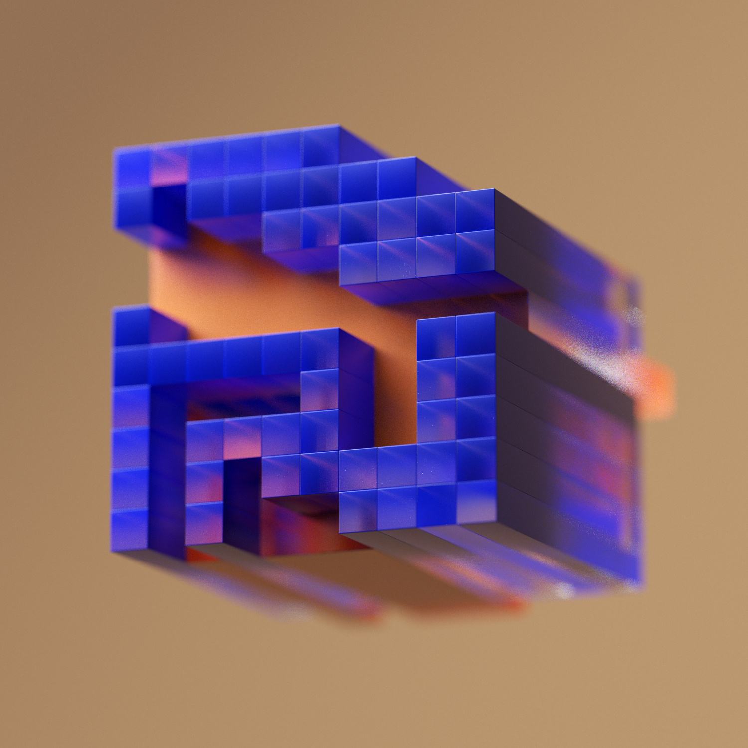 Visual semiotic exploration [02 -A] 3d 3d artist 3dfont 3dillustration 3dtype 3dtypo animation branding design graphic design illustration logo motion graphics type ui