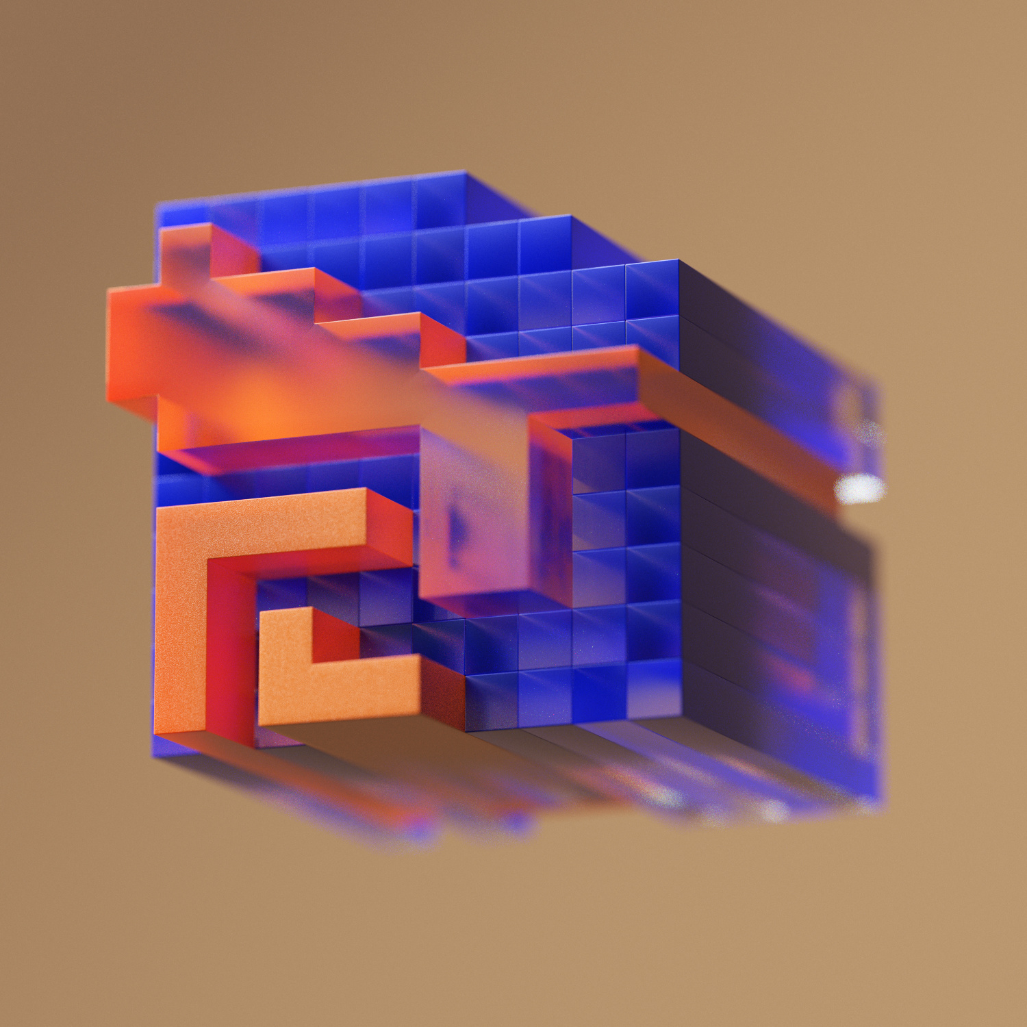 Visual semiotic exploration [03-A] 3d 3d artist 3dfont 3dillustration 3dtype 3dtypo animation branding design graphic design illustration logo motion graphics type ui