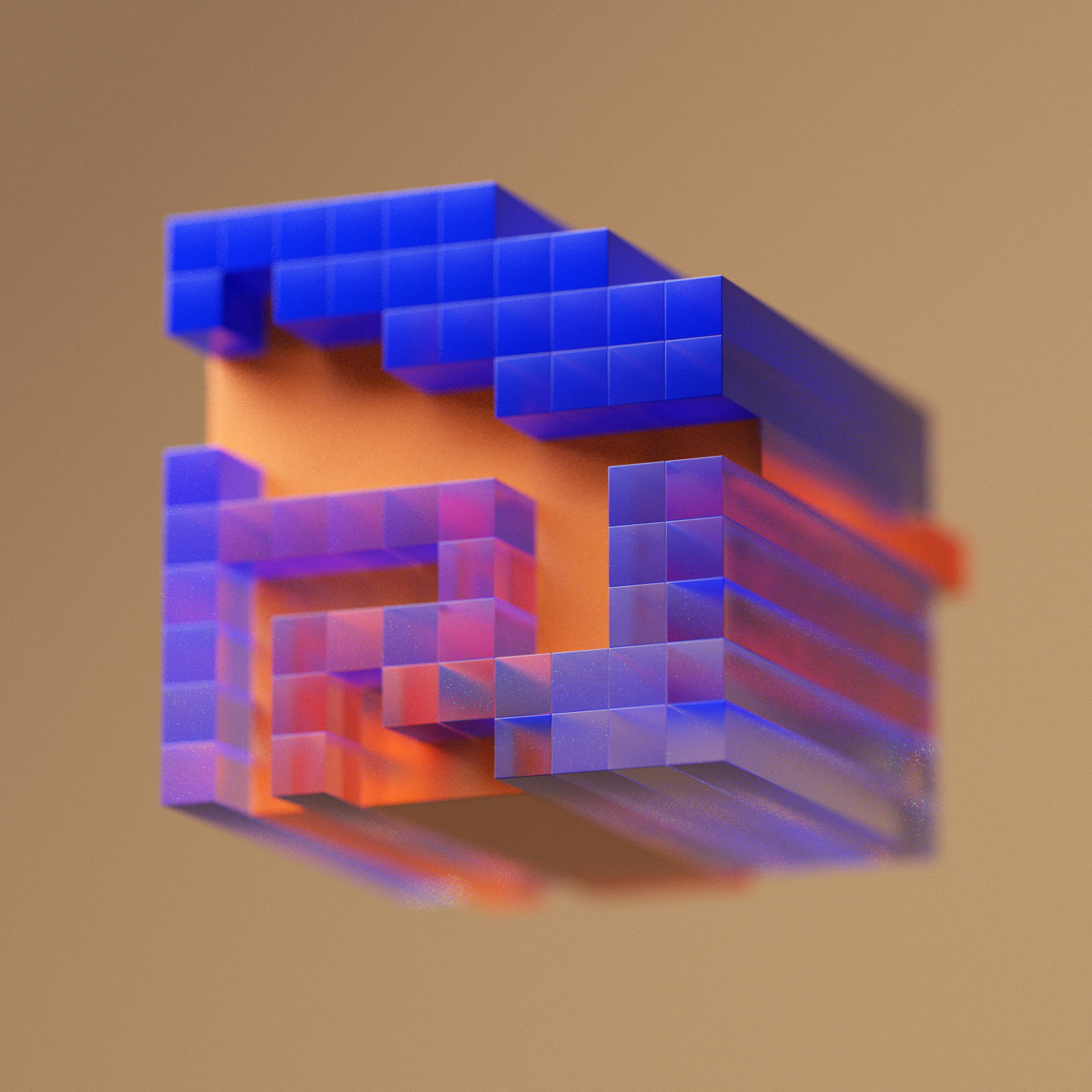 Visual semiotic exploration [04-A] 3d 3d artist 3dfont 3dillustration 3dtype 3dtypo animation branding design graphic design illustration logo motion graphics type ui