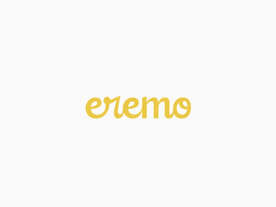 Hand-lettering Logo - Agencia Eremo artisanal branding design graphic design hand made lettering logo vector wordmark