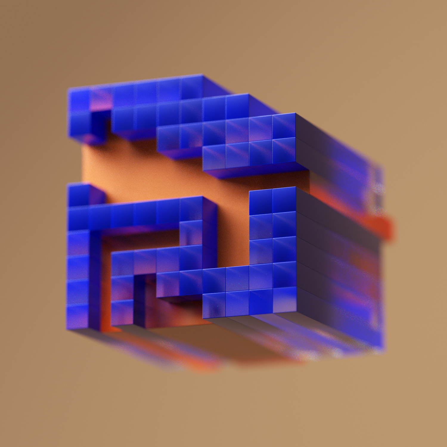 Visual semiotic exploration [06-A] 3d 3d artist 3dfont 3dillustration 3dtype 3dtypo animation branding design graphic design illustration logo motion graphics type ui