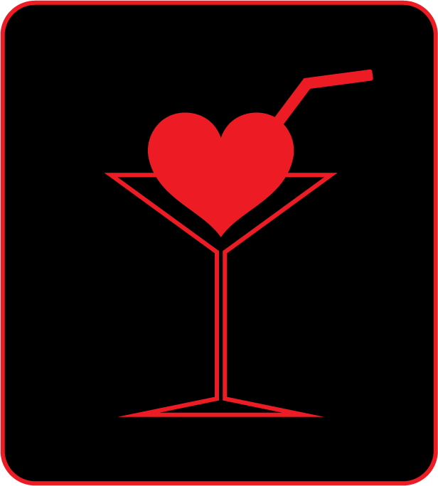 Bar logo bar drinks food graphic design logo logotype motion graphics night red