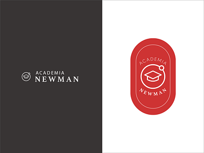 E-learing Logo - Academia Newman academy badge christian courses e learning logo newman university