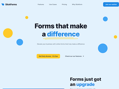 Slickforms - one form to replace them al🚀 design forms jotform quizz surveys typeforms ui ux web website