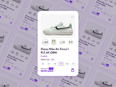 Product Card — Shoe Store card desktop figma product card shoes store ui ux webdesign