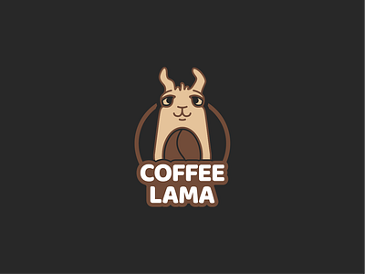 Branding Coffee Lama brand brand design branding coffee design graphic graphic design identity illustration logo