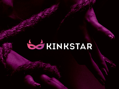 Kinkstar - Logo Design adult bdsm brand branding creative elegant evil feminine kink kinky logo logo design mask minimal modern sex sexy shape star vector