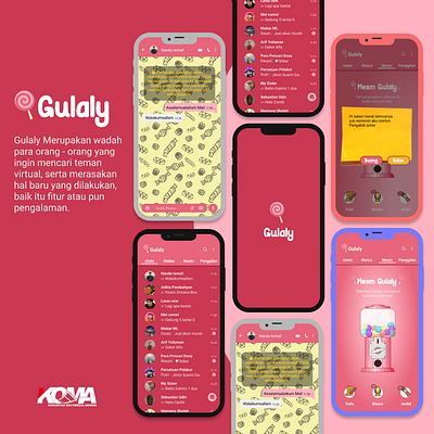 Mobile Design Gulaly Apps app branding design idea design logo mobile design study case typography ui vector