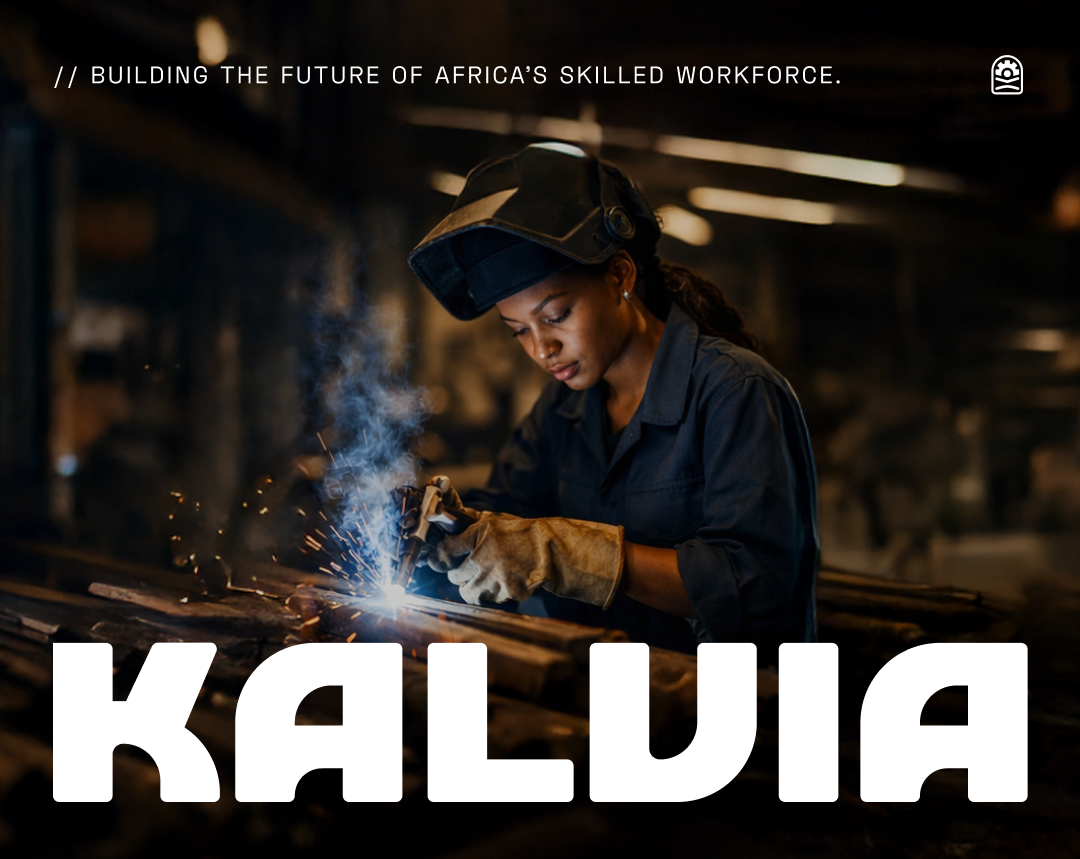 Kalvia — Brand Identity for a Technical Institution brand branding design identity logo nigeria typography