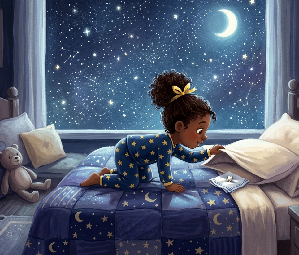 A Little Bedtime Magic | Dreamy Children's Book Illustration