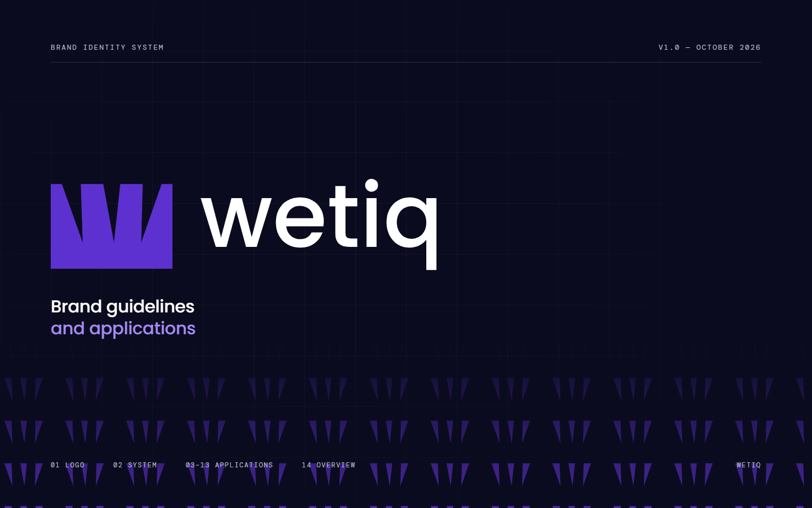 WETIQ brand brand book brand guidelines brand identity branding graphic design logo logo design minimal logo minimalist logo