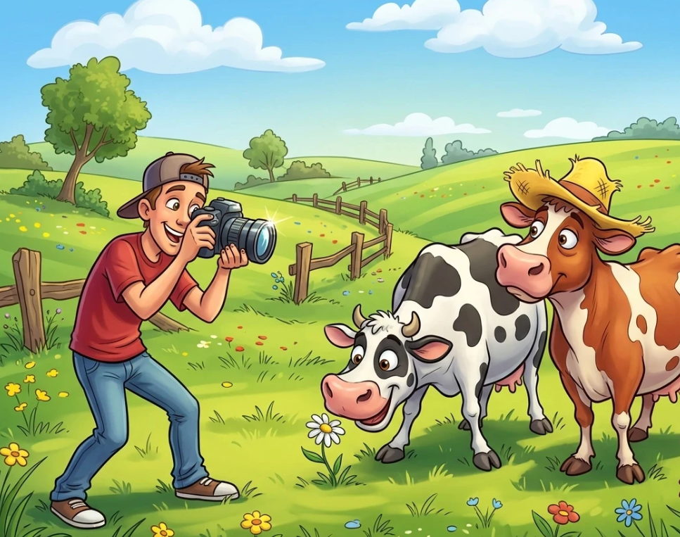 Say Cheese, Moo! | Funny Farm Adventure Children's Book
