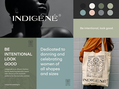 Indigene - Brand Identity System african brand identity brand strategy brandidentity branding clothing brand design fashion graphic design illustration logo logodesign vector visual identity womenswear