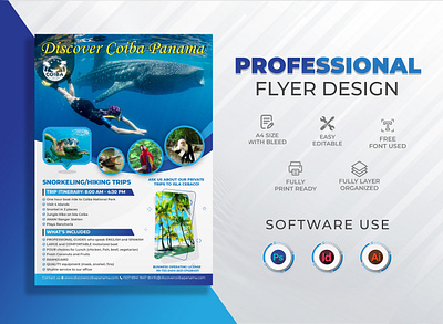 Scuba diving single page flyer or template design business flyer design diving brochure diving flyer design event poster flyer design graphic design graphic designer leaflet design ocean flyer scuba diving brochure design scuba diving flyer scuba diving flyer design