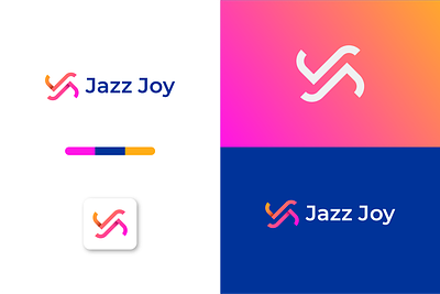Jazz Joy Logo Design branding flyer deisgn gradient graphic design logo logo design modern music logo post design poster design social media post