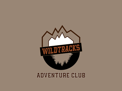 Badge Logo For An Adventure Club badge logo branding graphic design illustration logo typography vector