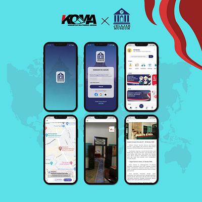 JELAJAH MUSEUM APPS app branding interface jelajah koma museum study case typography ui user ux