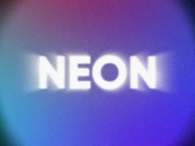 Neon Glow Effect after effects animation glow neon