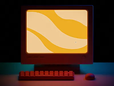 PC Login Animation 3d animation motion graphics