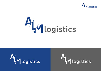 ALM Logistics Logo and Website Design branding graphic design illustration logo ui vector