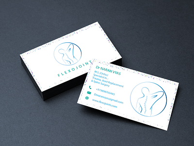 Visiting Card For An Orthopedist branding business cards doctors graphic design illustration logo orthopedist visiting cards