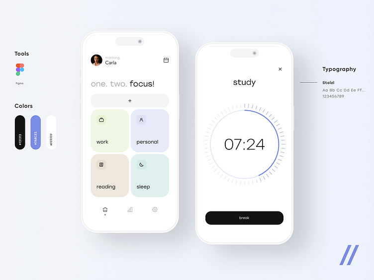 Digital detox app by Purrweb UI/UX Agency on Dribbble