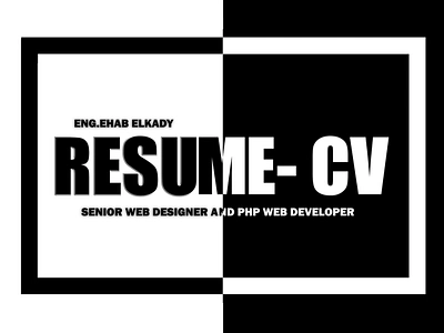 Resume - CV application curriculum vitae cv developer hire job jobs php php core php web php web develop php web developer resume role ui ux web design web designer web designing work