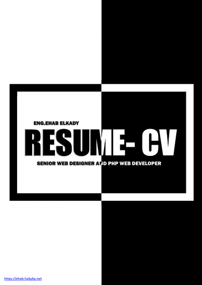 Resume - CV application curriculum vitae cv developer hire job jobs php php core php web php web develop php web developer resume role ui ux web design web designer web designing work