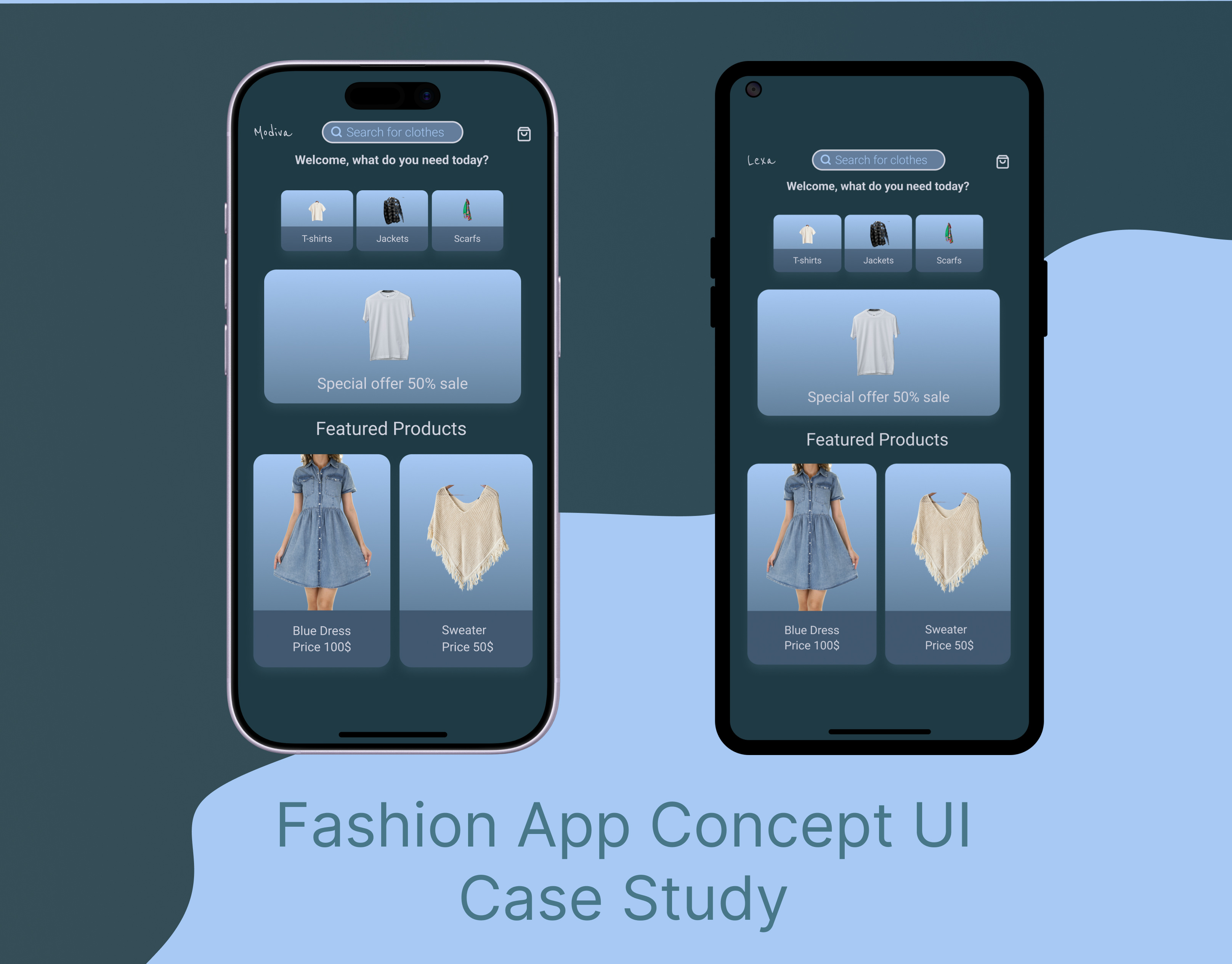 UI Case study: Fictional Fashion App UI Design case study mobile app design ui ui design