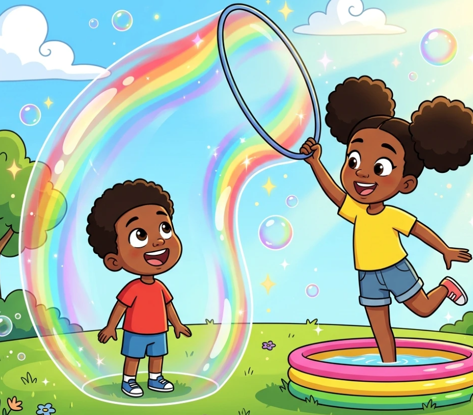 Rainbow Bubble Magic | Playful Children's Book