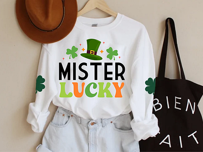 mister lucky svg,st patricks day svg design branding graphic design st patricks day svg design ui