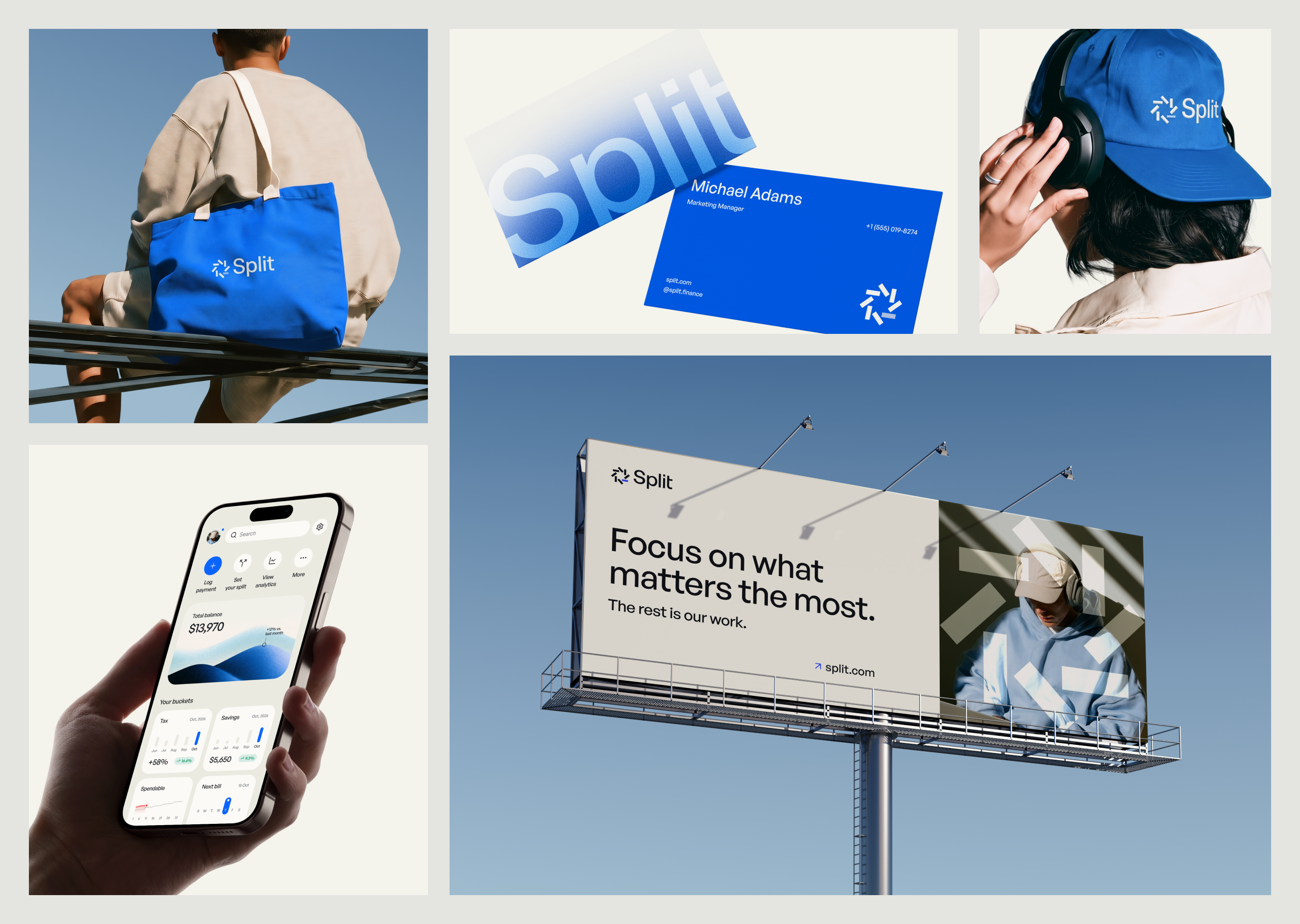 Split - Branding & Web Design Concept branding graphic design logo motion graphics ui