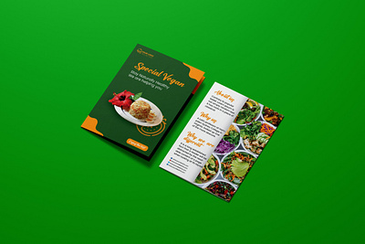 Bifold Restaurant Food Menu Design promotion